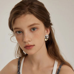 Camille Organic Stud Earrings
