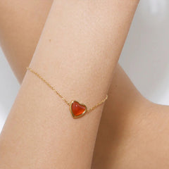 Camille Heart Bracelet
