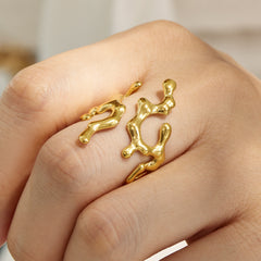 Irregular Open Ring Collection