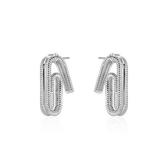 Camille Twisted Hoop Earrings