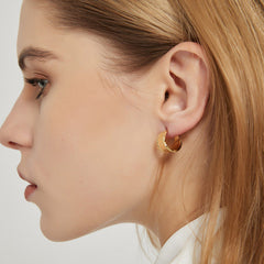 Marielle Vintage-Inspired Hoop Earrings