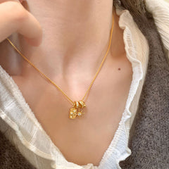 Marielle Dainty Starburst Pendant Necklace