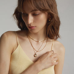 Marielle Vintage-Inspired Chain-Link Layered Necklace