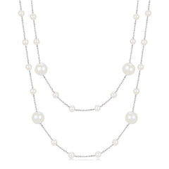 Nicolette Pearl Stardust Layered Necklace