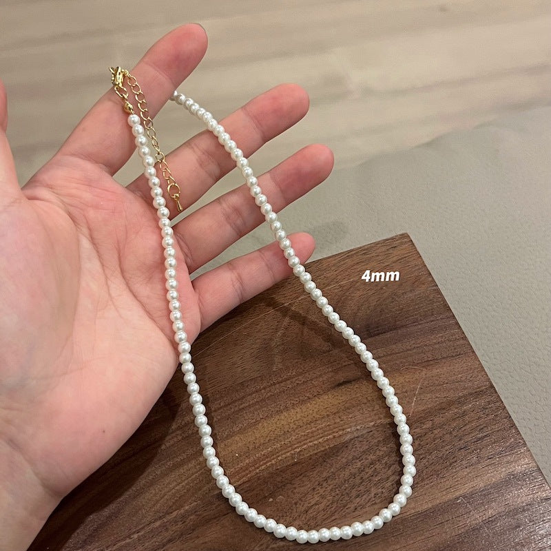Nicolette Vintage-Inspired Pearl Choker Necklace