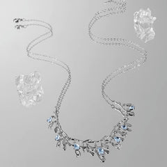 Nicolette Pavé Teardrop Choker Necklace