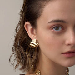 Camille Sculptural Stud Earrings