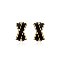 Nicolette Enamel Stud Earrings