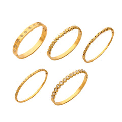 Star & Heart Cubic Zirconia Bracelet Designs