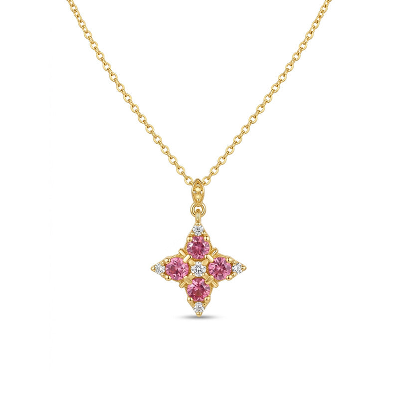 Marielle Romantic Clover Choker Necklace