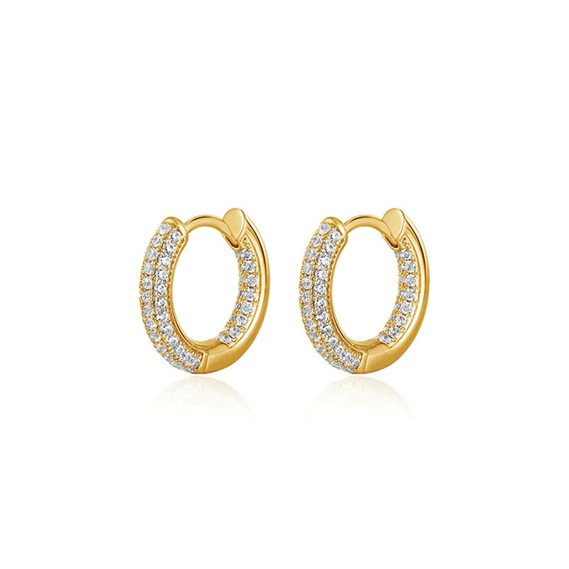 Nadine Pavé Hoop Earrings No. 930939