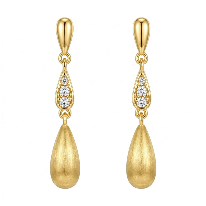 Nadine Vintage-Inspired Teardrop Stud Earrings