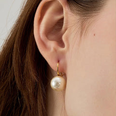 Camille Vintage-Inspired Pearl Stud Earrings