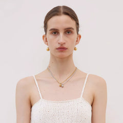 Nicolette Modern Hoop Earrings