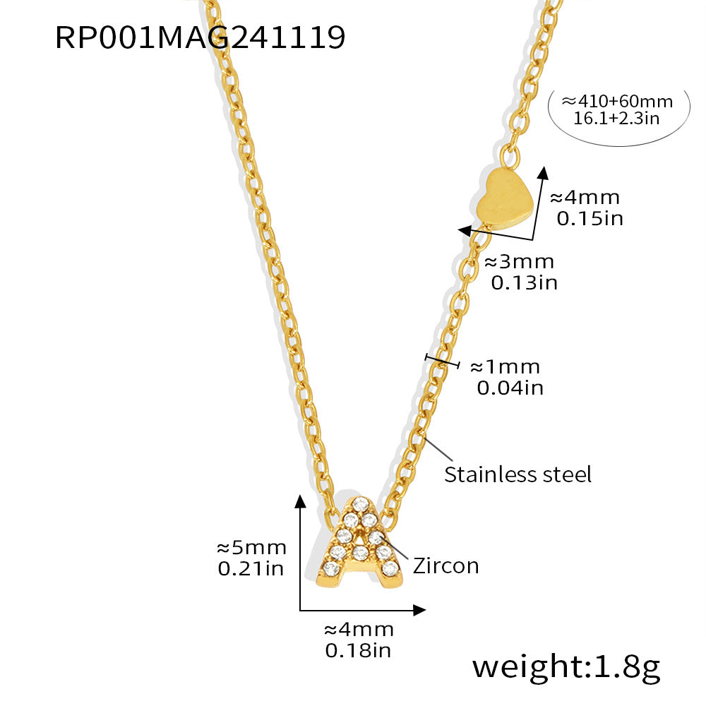 Cubic Zirconia Initial Jewelry Collection