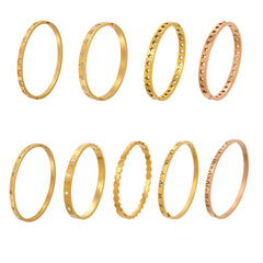 Roman Numeral and Cubic Zirconia Bangle Designs