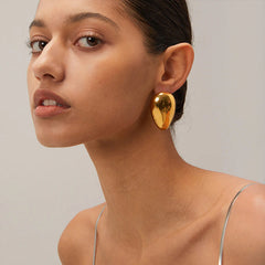 Daphne Minimalist Geometric Stud Earrings