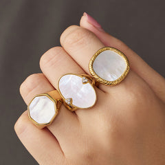Natural Shell Geometric Statement Rings