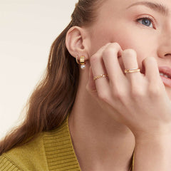 Camille Vintage-Inspired Pearl Stud Earrings No. 649531