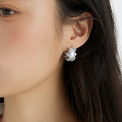 Daphne Dainty Pavé Stardust Stud Earrings
