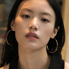Nadine Minimalist Hoop Earrings