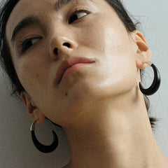 Camille Vintage-Inspired Wood Stud Earrings