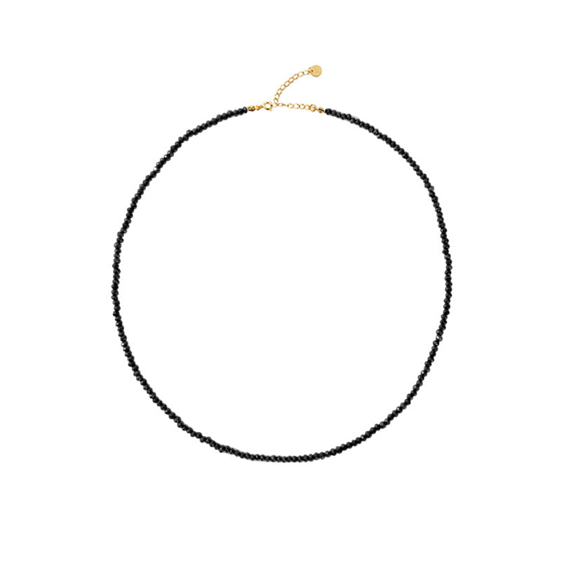 Marielle Black Agate Choker Necklace