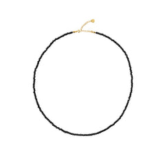 Marielle Black Agate Choker Necklace