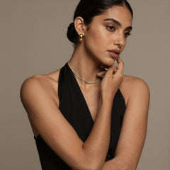 18K Gold-Plated Twisted Chain Necklace or Bracelet