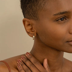 Nadine Modern Hoop Earrings