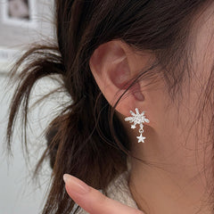 Marielle Vintage-Inspired Pavé Starburst Stud Earrings