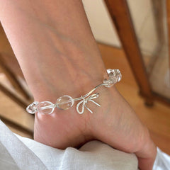 Marielle Vintage-Inspired Crystal Bow Bracelet