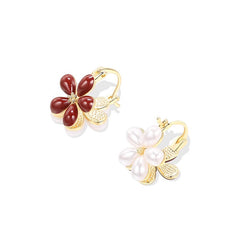 Nicolette Vintage-Inspired Floral Stud Earrings No. 583355