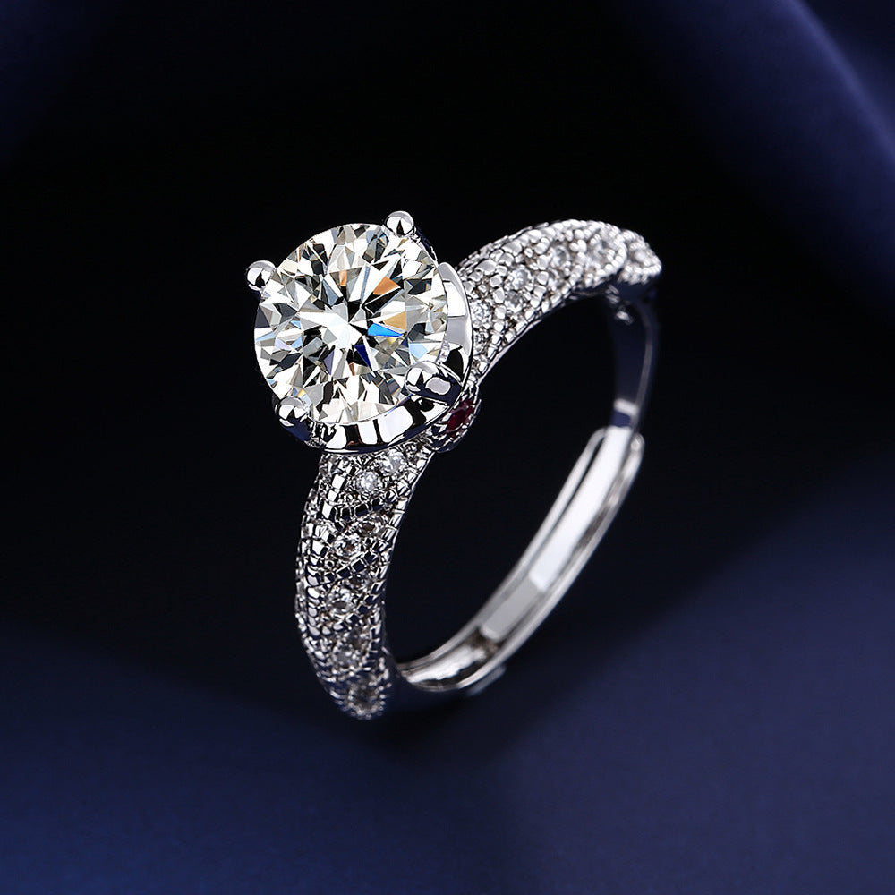 Lumière Charm Ring on a clean background