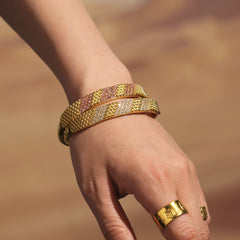 Cubic Zirconia Sparkling Bangle Bracelet