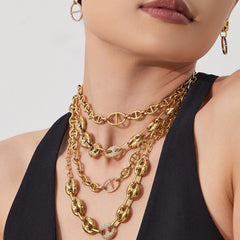 Cubic Zirconia Open Link Jewelry