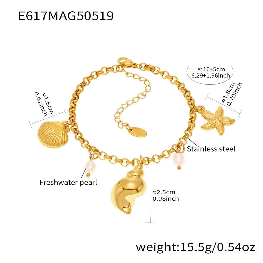 Ocean Charm Bracelet, Anklet or Separate Pendant Pack