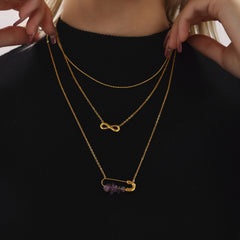 Gold-Tone Pearl and Pendant Layering Necklace Designs