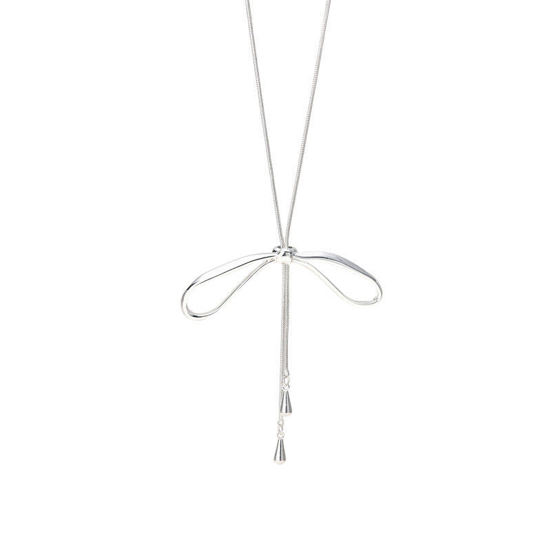 Nicolette Minimalist Bow Necklace