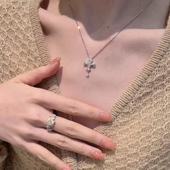 Marielle Dainty Pavé Necklace