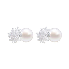 Marielle Vintage-Inspired Pearl Starburst Stud Earrings