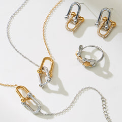 Cubic Zirconia Open Link Jewelry Designs