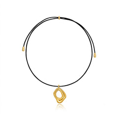 Camille Vintage-Inspired Geometric Pendant Necklace
