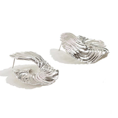 Camille Minimalist Round Stud Earrings
