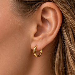Polished Everyday Huggie Hoop Earrings