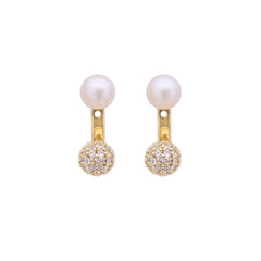 Camille Vintage-Inspired Pearl Stud Earrings No. 264251