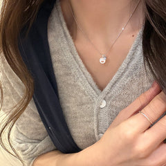 Nicolette Romantic Smiley Necklace