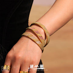 Cubic Zirconia Sparkling Bangle Bracelet