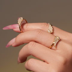 Cubic Zirconia Wing Jewelry