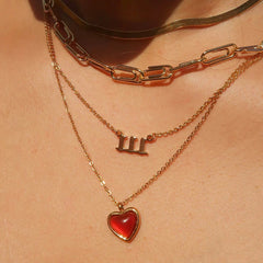 Camille Heart Pendant Necklace